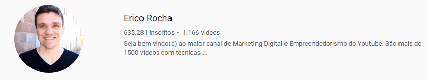 Exemplo Nome Canal - Nome Real