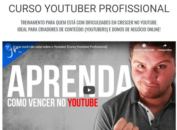 Curso Youtuber Profissional