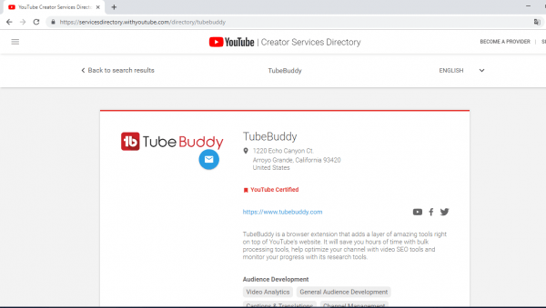 Tube Buddy - SEO Tool for Youtubers