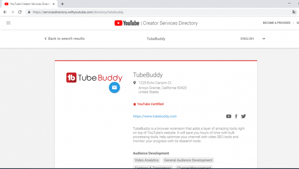 Tube Buddy - Ferramenta de SEO para Youtubers